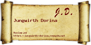 Jungwirth Dorina névjegykártya